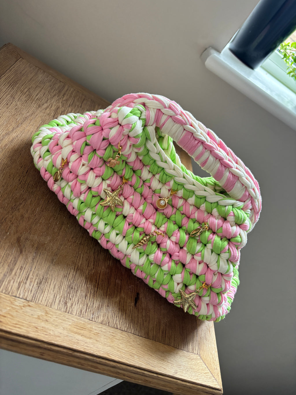 Strawberry Matcha Clutch Bag