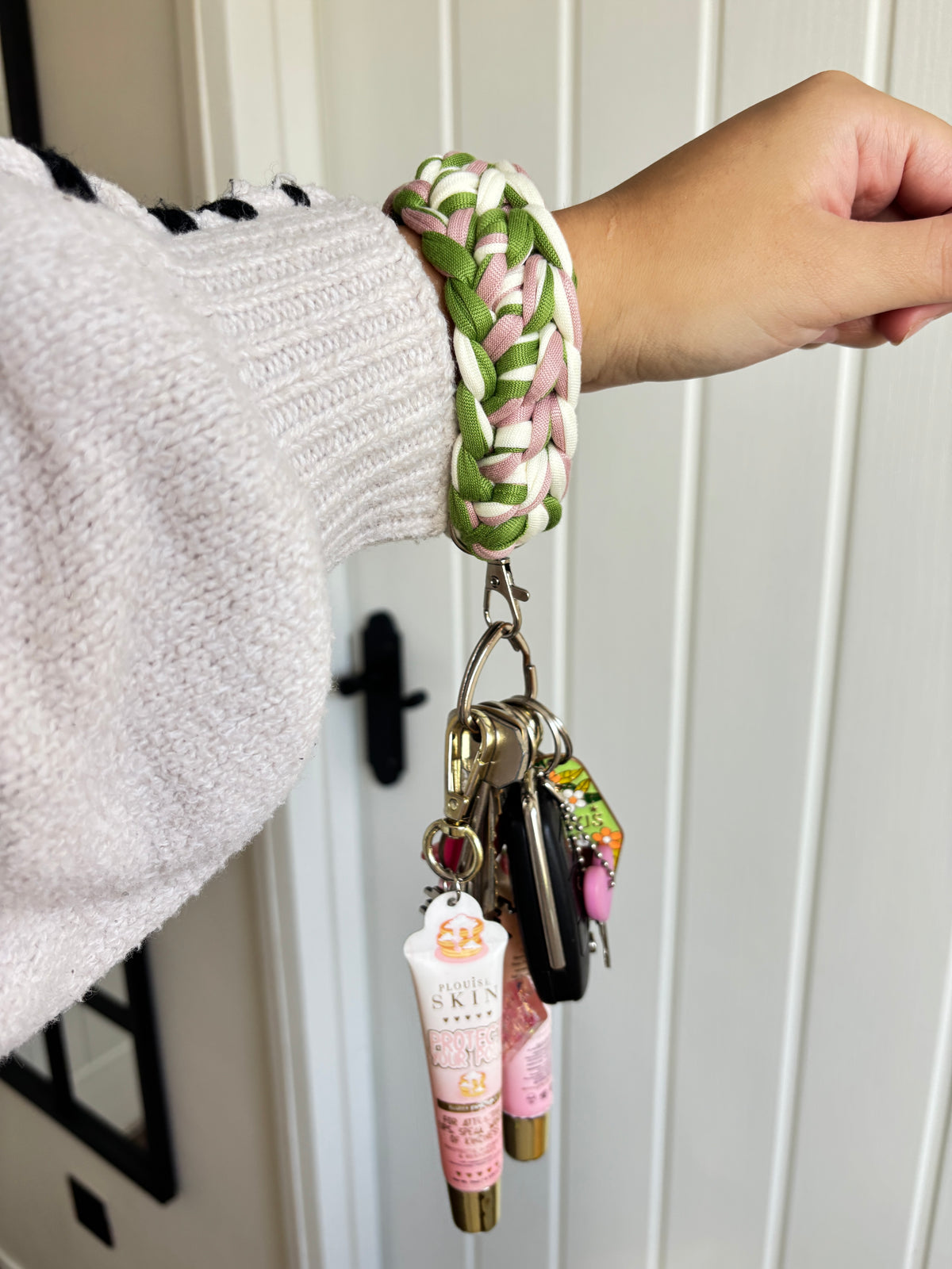 Strawberry Matcha Wristlet