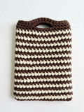 Mocha Stripe Laptop Sleeve