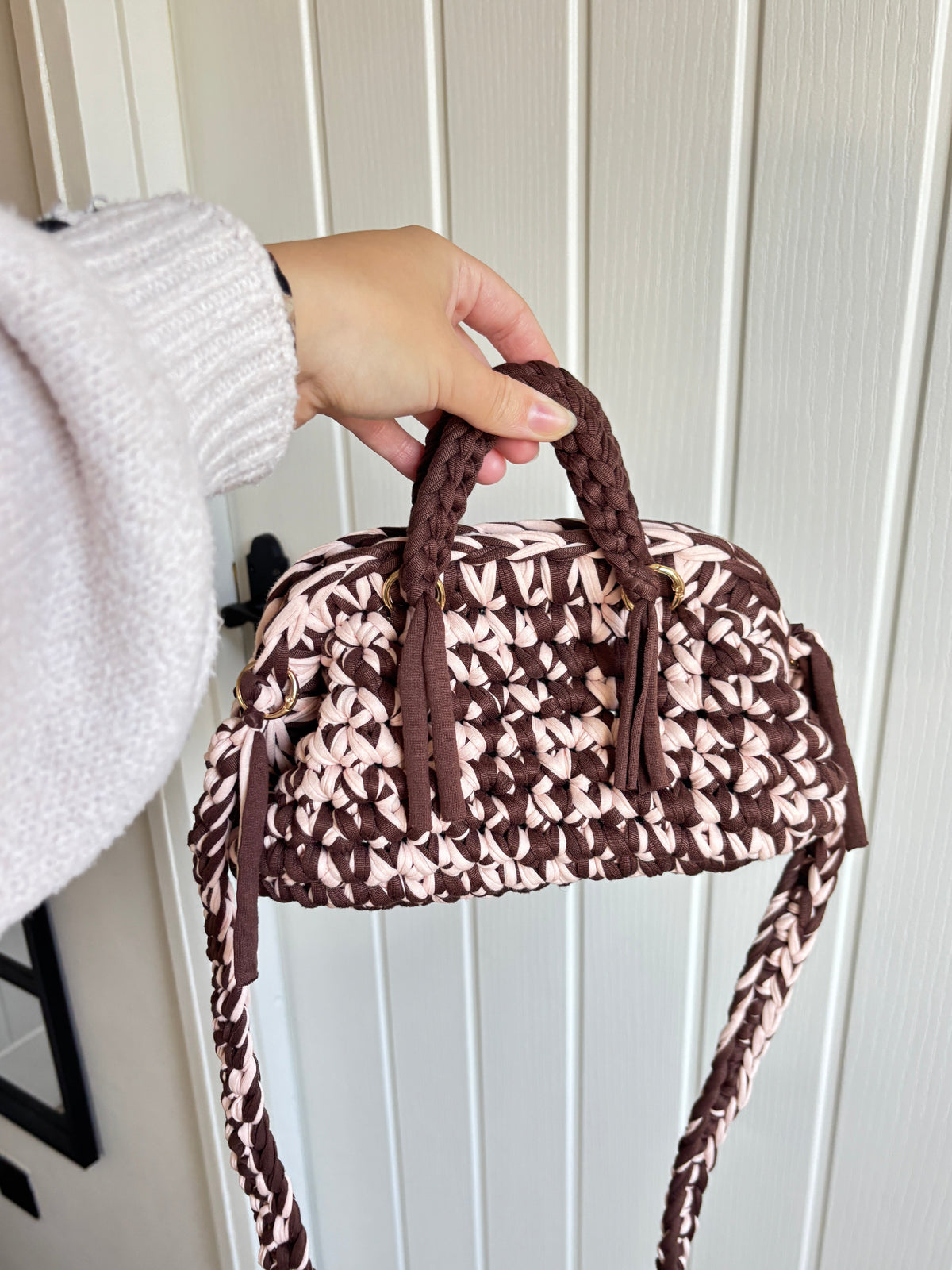 Chocolate Strawberry Crossbody Clutch